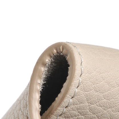 Celine Crisped Calfskin Mini Tie Knot Tote Chalk 9 of 13