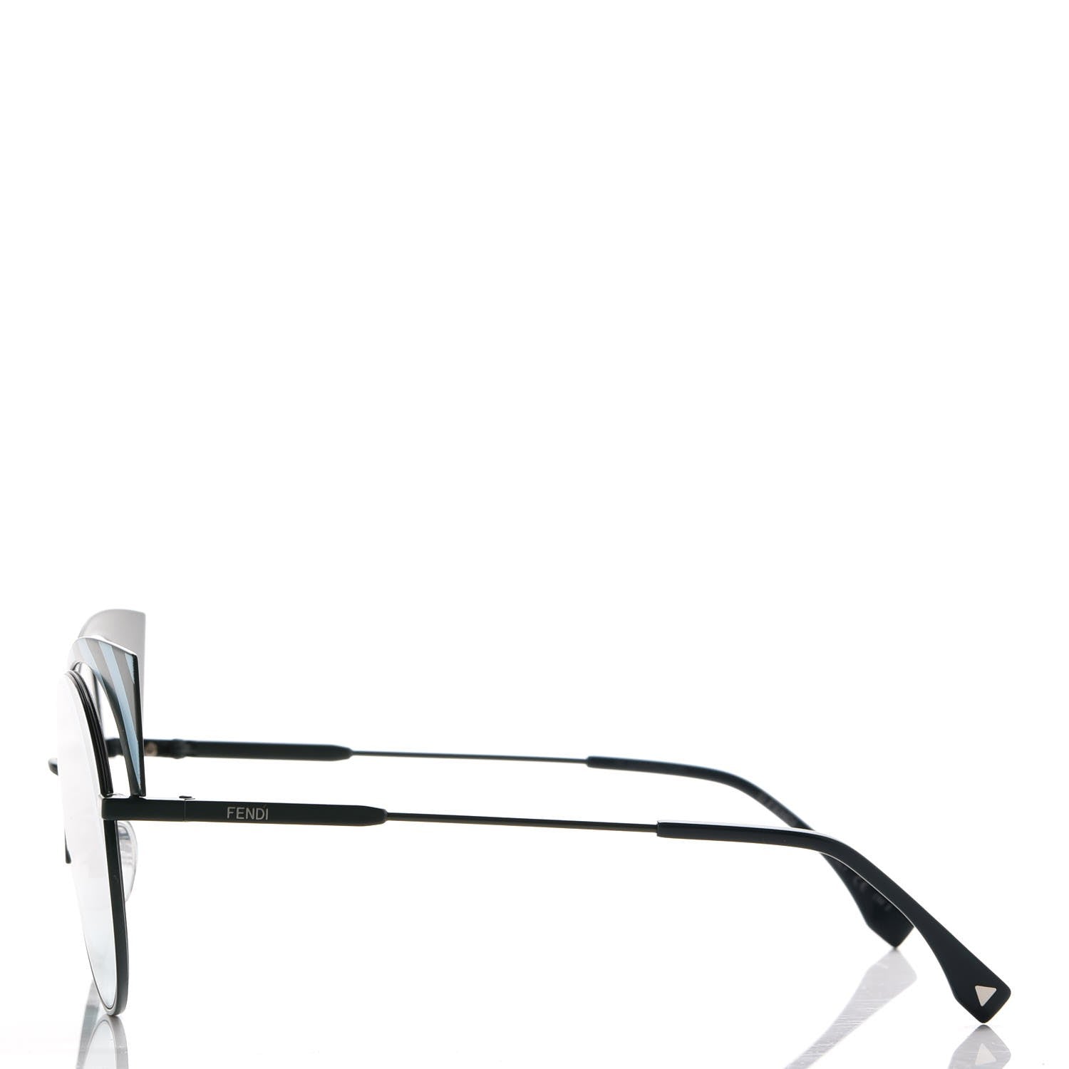 Fendi Hypnoshine Sunglasses FF 0215/S Matte Blue Green 2 of 8