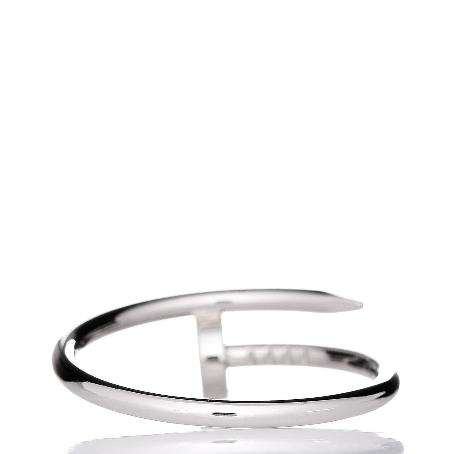18K White Gold Small Juste Un Clou Ring 58 8.25