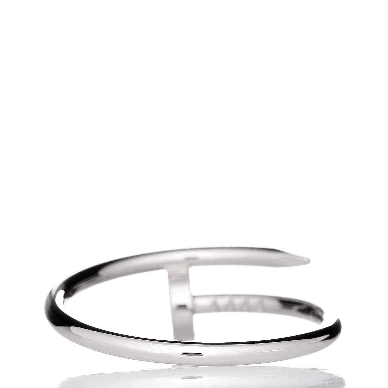 Cartier 18K White Gold Small Juste Un Clou Ring 58 8.25 3 of 7