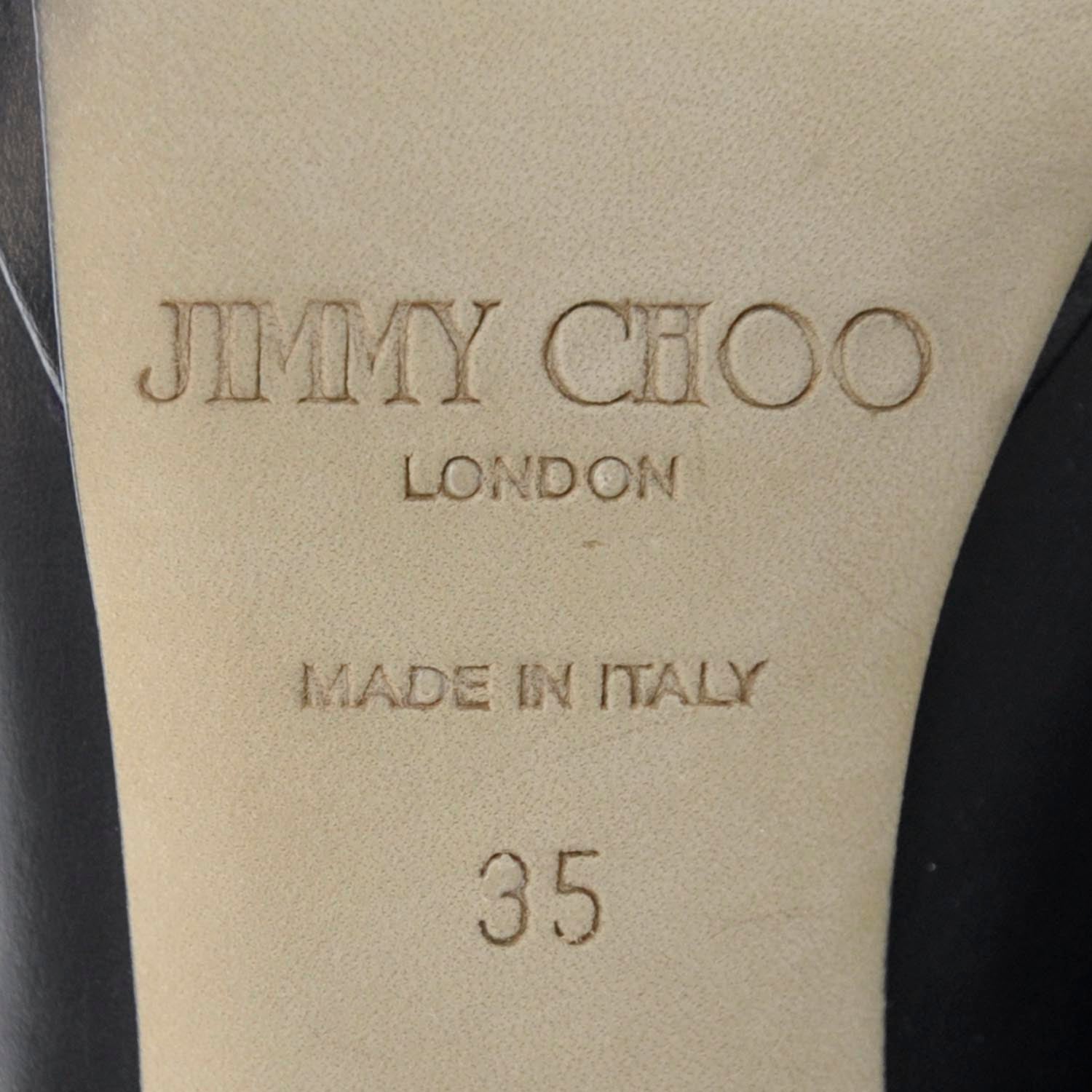Jimmy Choo Leather Eden Boots 35 Black 5 of 7