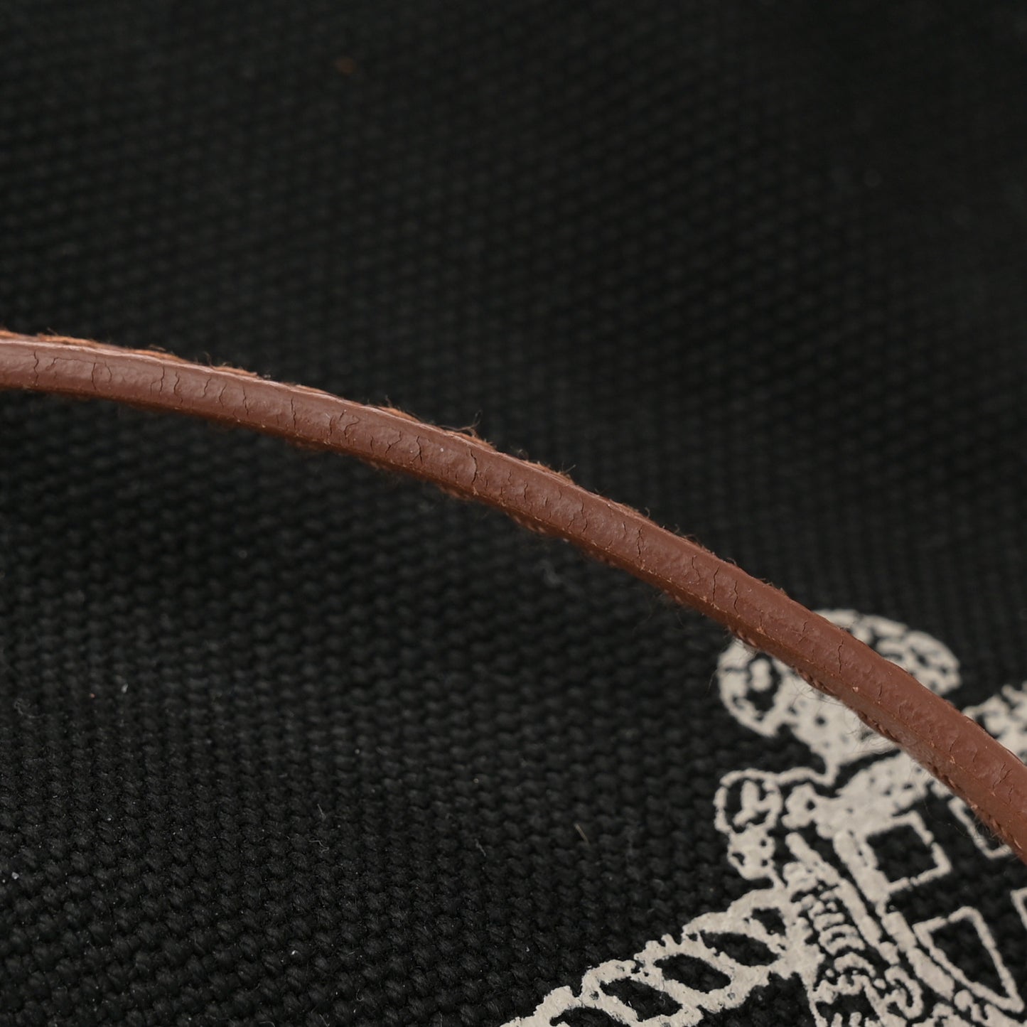 Canapa Logo Bucket Bag Black Cognac