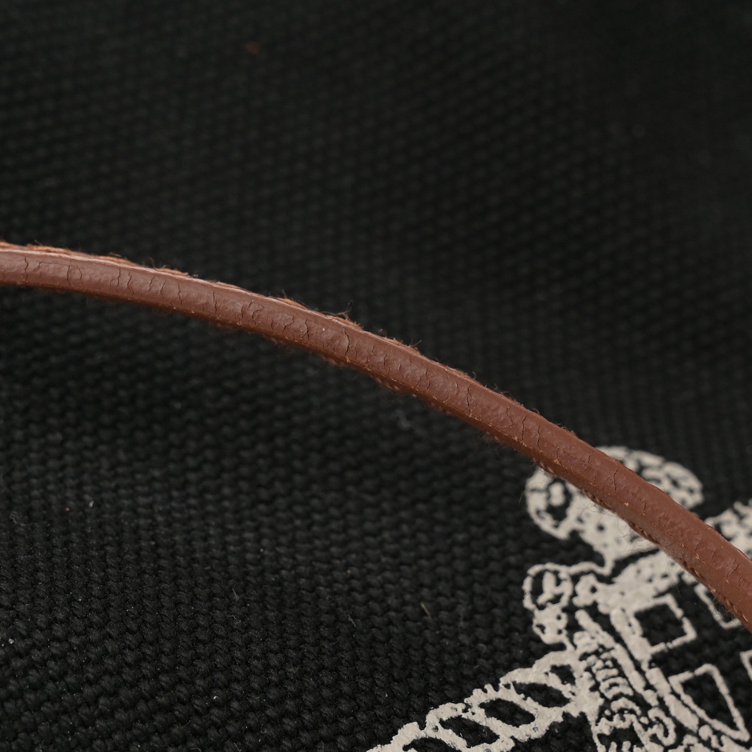 Prada Canapa Logo Bucket Bag Black Cognac 12 of 12