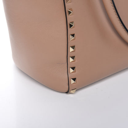 Valentino Garavani Vitello Rockstud Double Handle Tote Alpaca 9 of 10