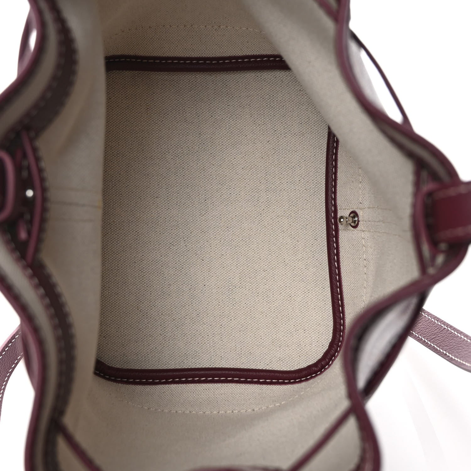 Goyard Goyardine Petit Flot Bucket Bag PM Burgundy 5 of 8