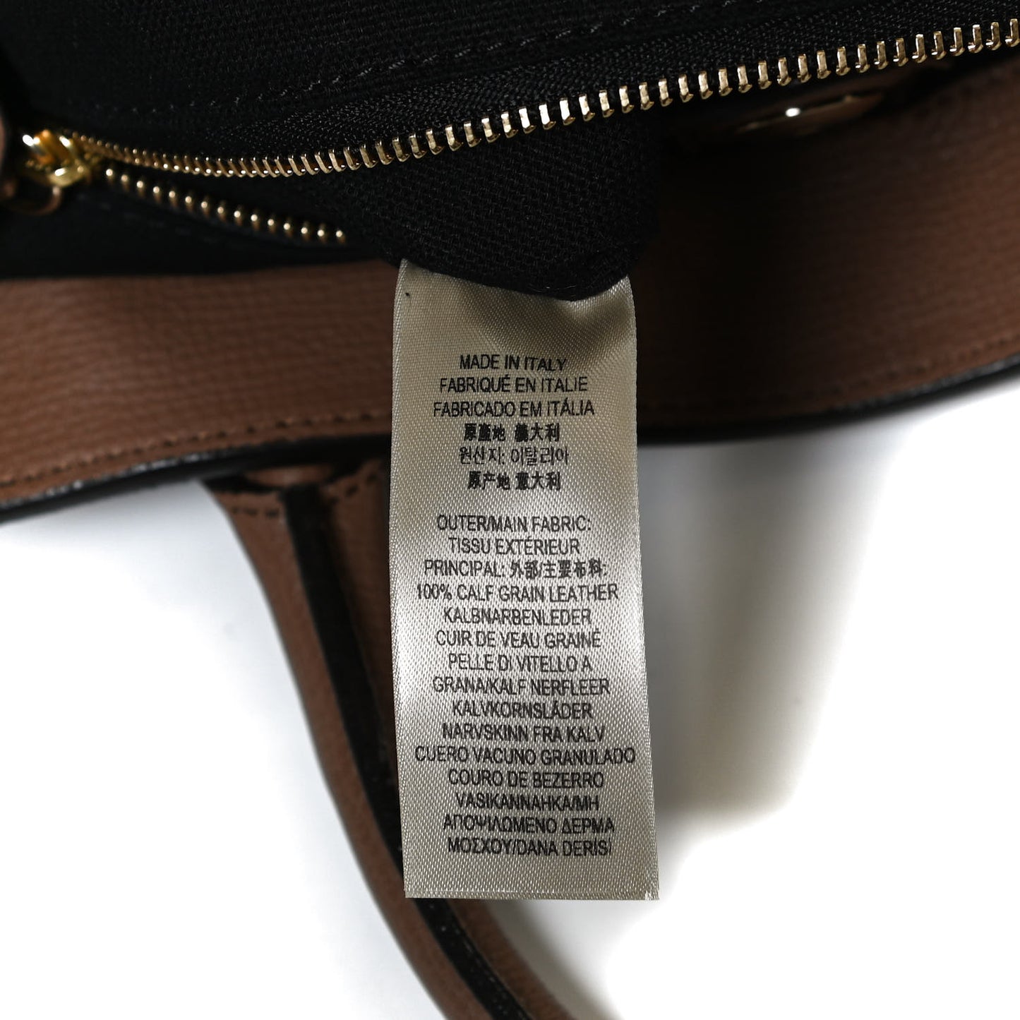 Grainy Calfskin House Check Medium Banner Tote Tan