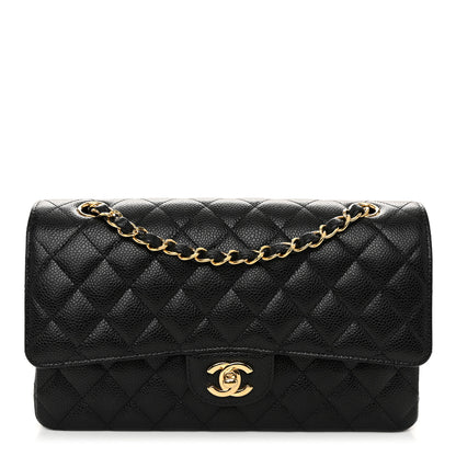 Chanel Caviar Quilted Medium Double Flap Black 1 of 11