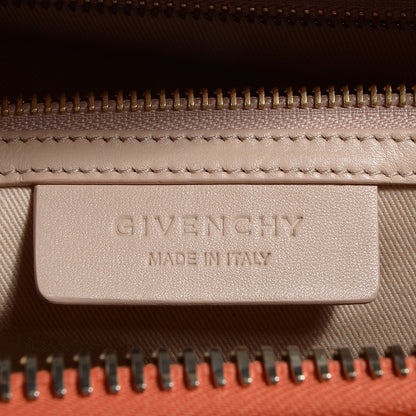 Givenchy Smooth Calfskin Medium Bi-Color Antigona Orange Beige 6 of 9