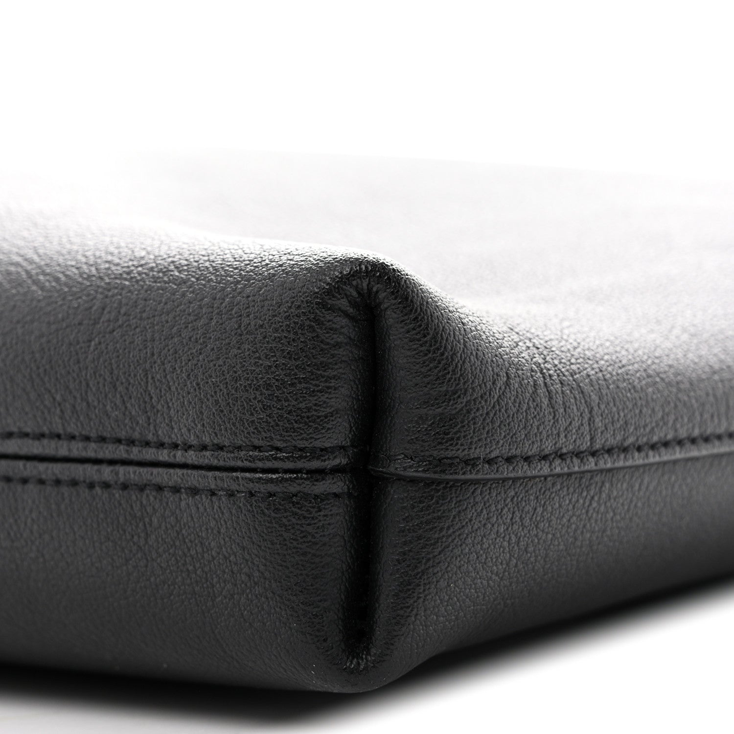 Saint Laurent Calfskin Bold Shopping Tote Black 11 of 15