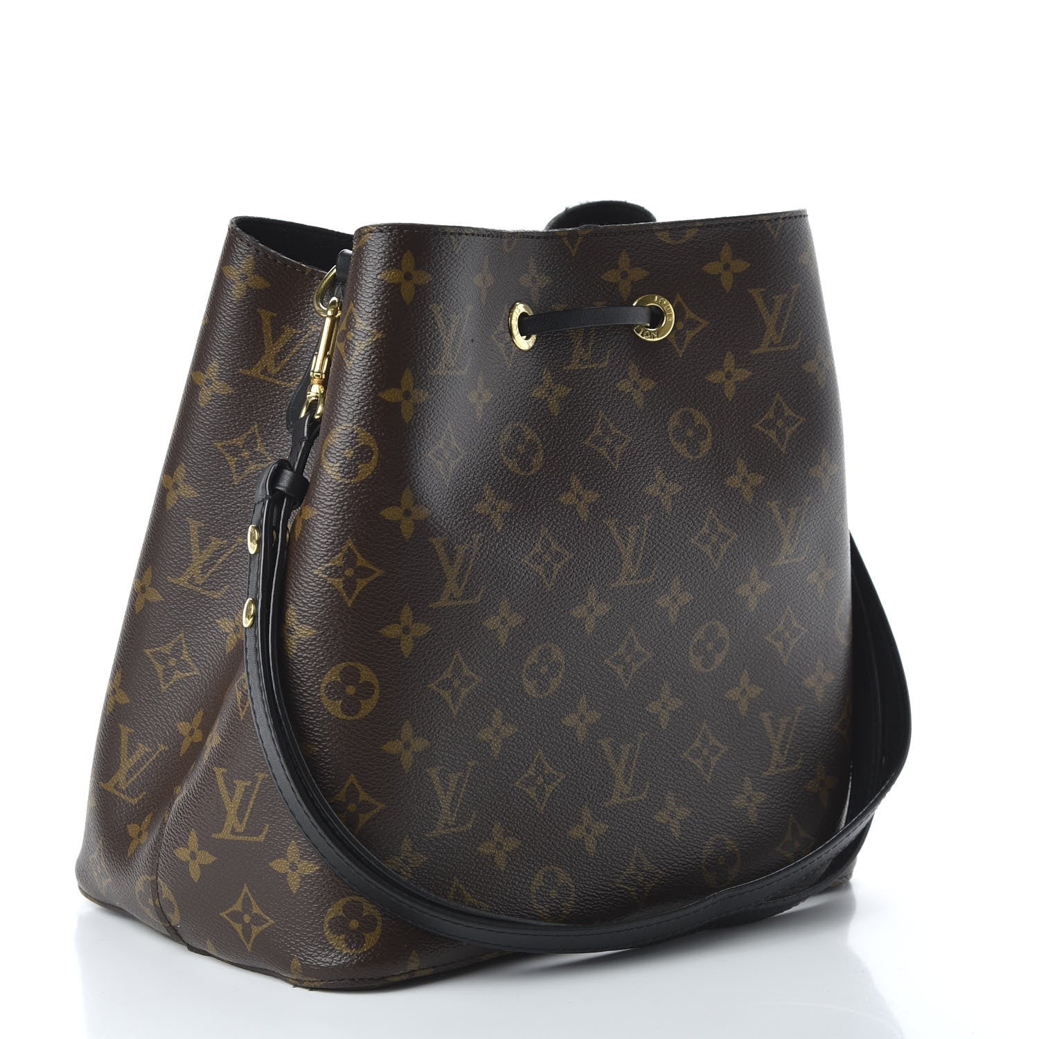 Louis Vuitton Monogram Neonoe MM Black 3 of 9