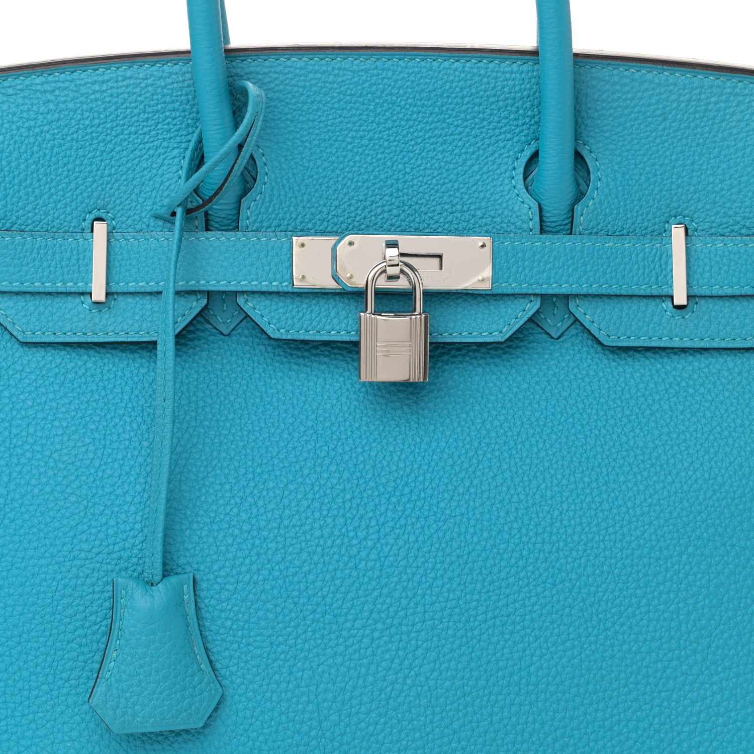 Hermes Togo Birkin 30 Turquoise 8 of 13