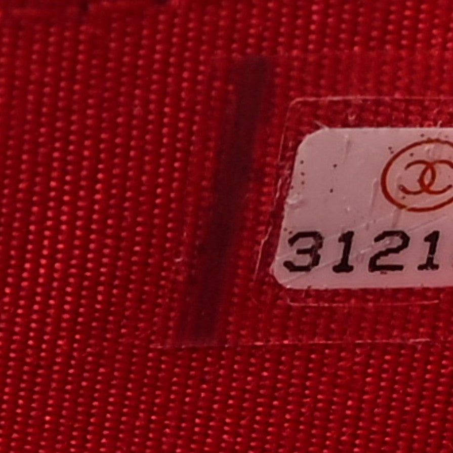 Chanel Lambskin Camellia Embossed Card Holder Red 8 of 12