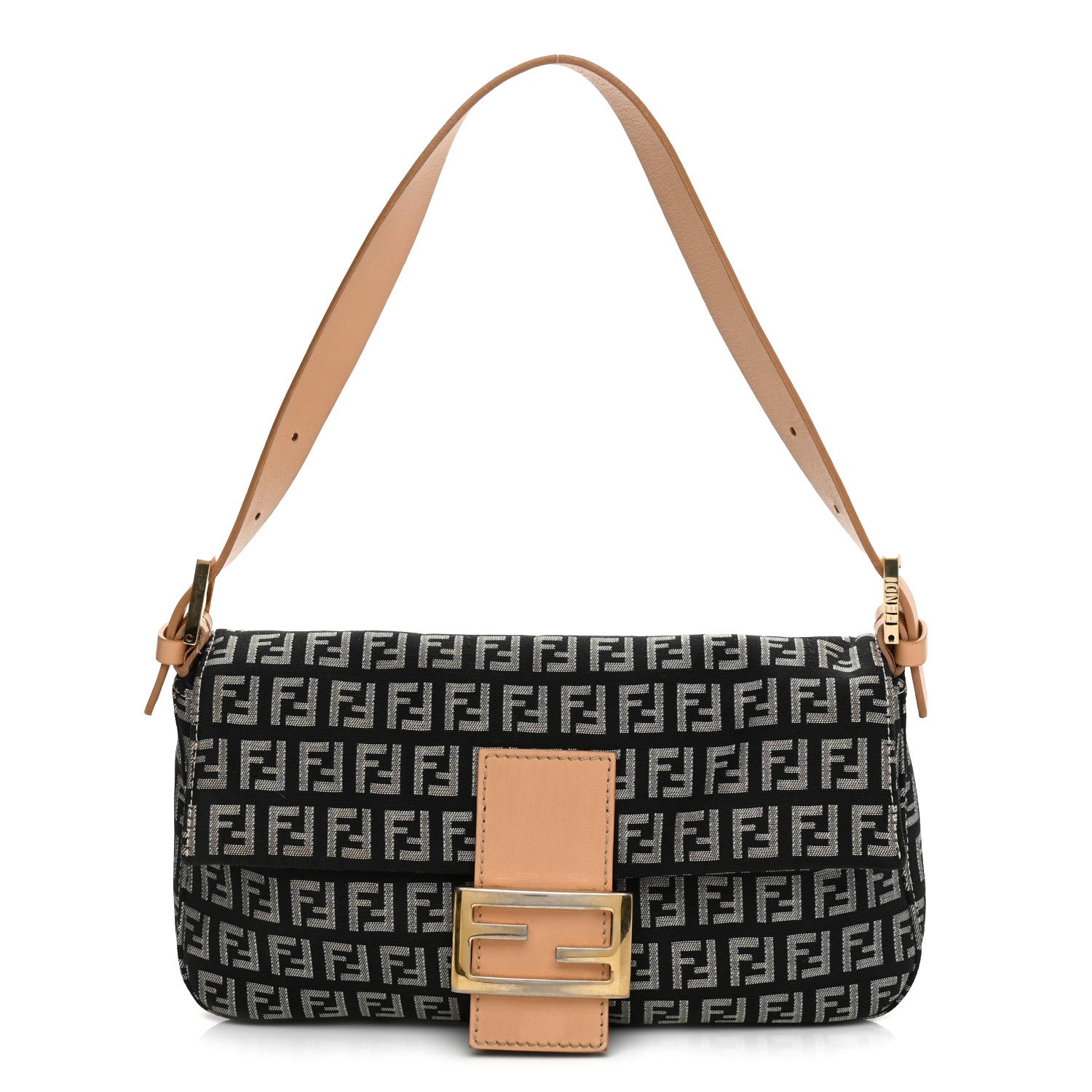 Fendi Zucchino Baguette Tan 1 of 10