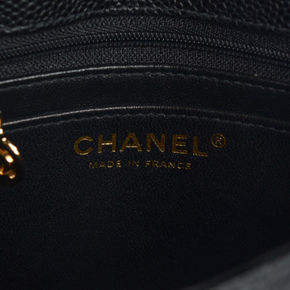 Chanel Caviar Quilted Mini Square Flap Black 6 of 8