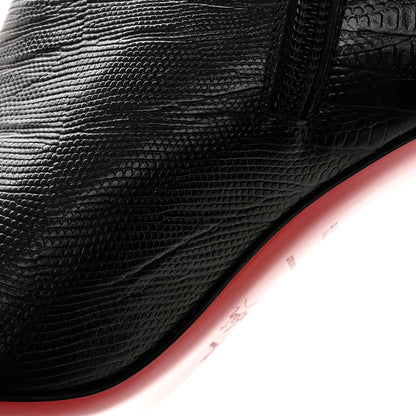 Christian Louboutin Calfskin Lizard Embossed So Kate Booty 85 Ankle Boots 37.5 Black 11 of 12
