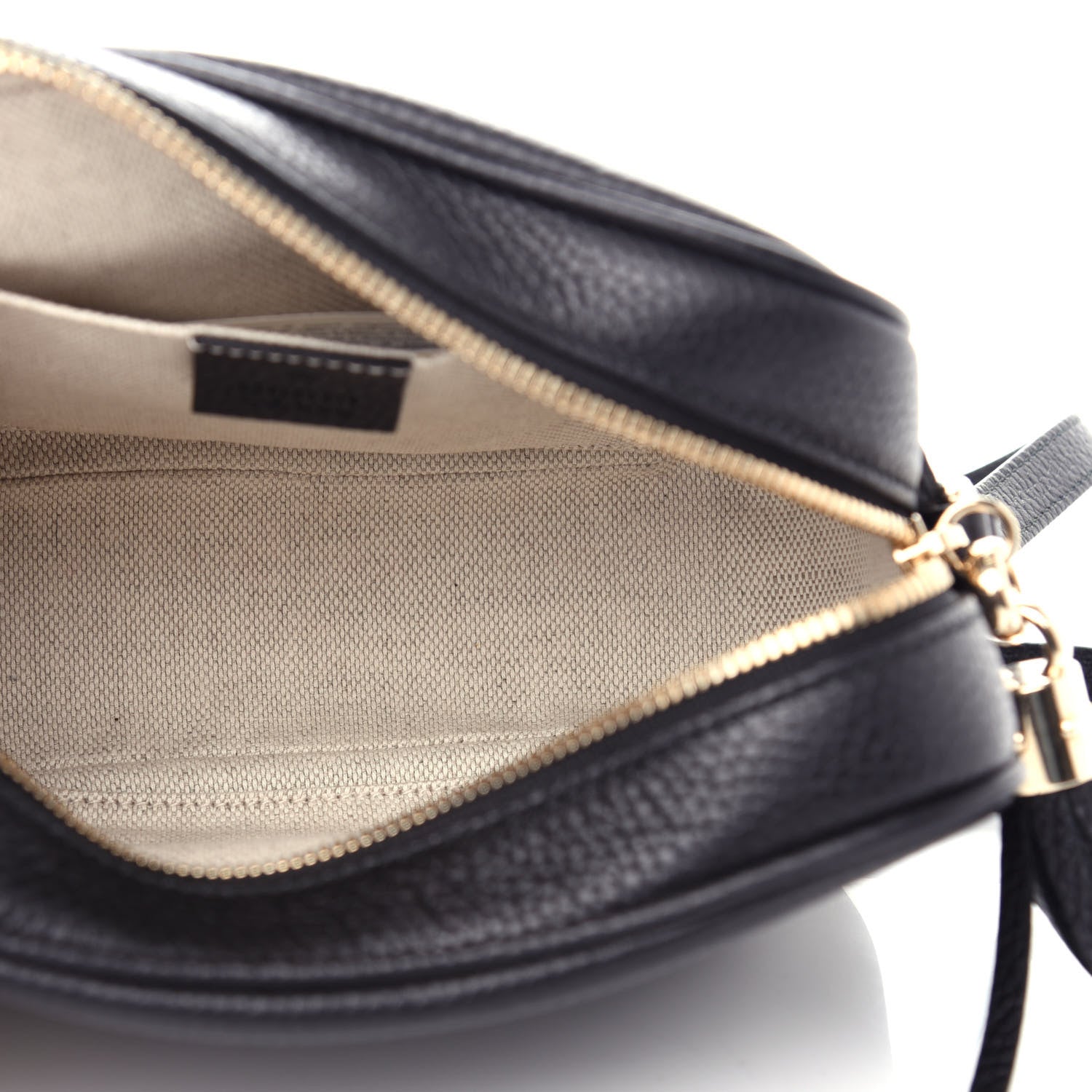 Gucci Pebbled Calfskin Small Soho Disco Bag Black 5 of 11