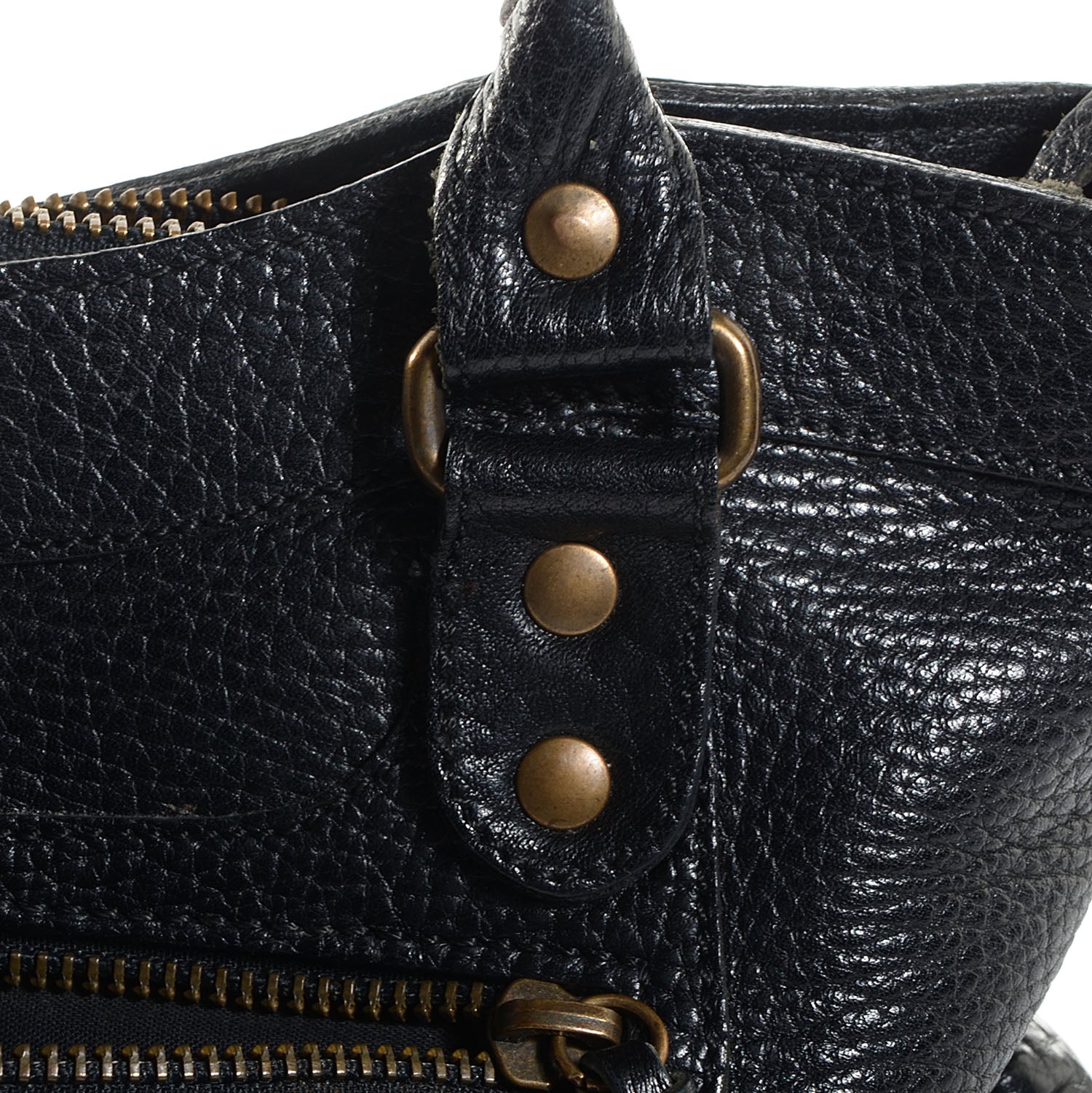 Balenciaga Pebbled Caribou Classic Hardware First Black 12 of 16