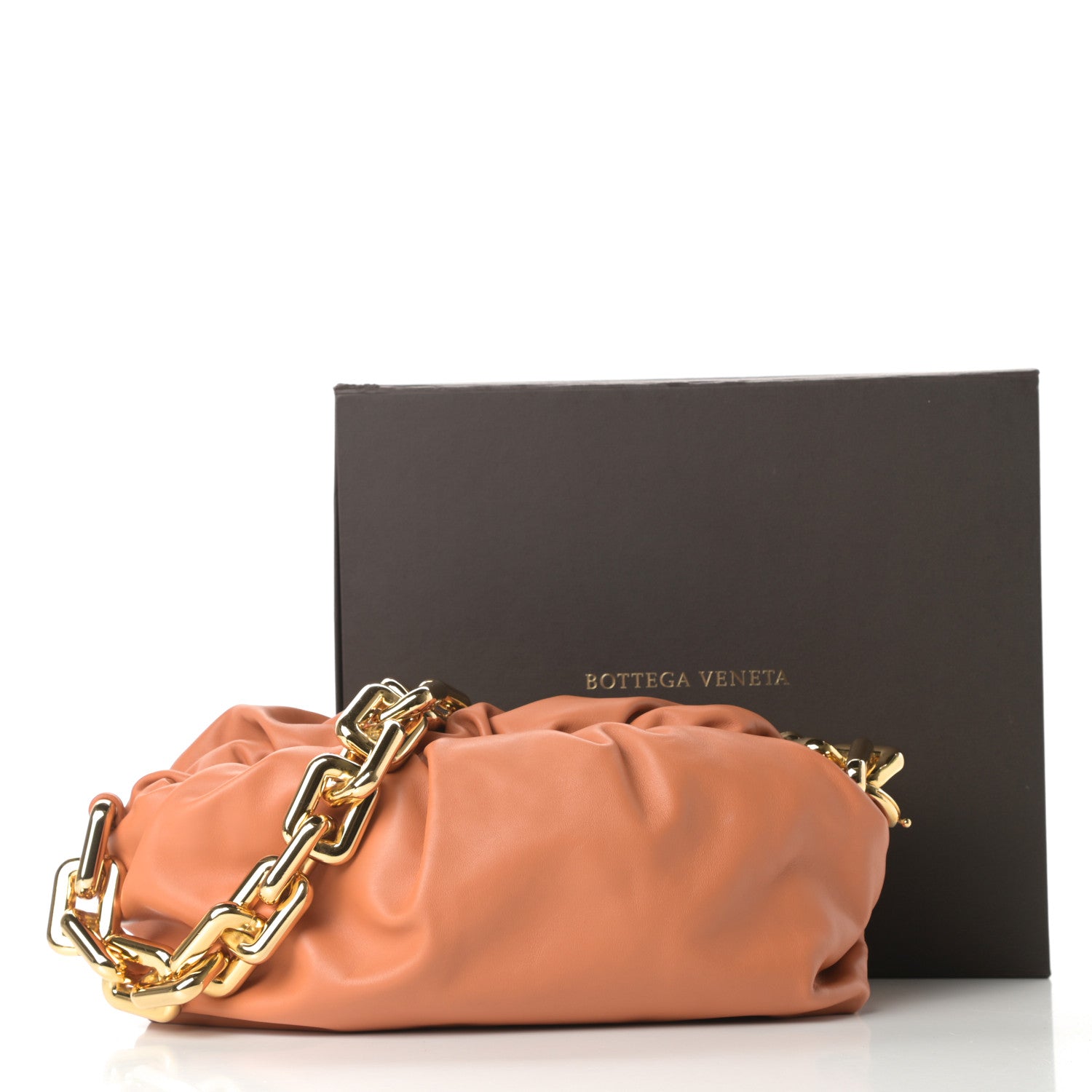 Bottega Veneta Calfskin The Pouch Chain Clay 12 of 12