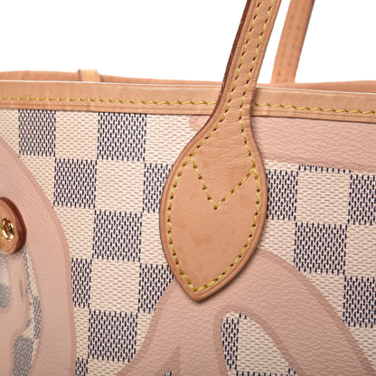 Louis Vuitton Damier Azur Tahitienne Neverfull MM 11 of 22