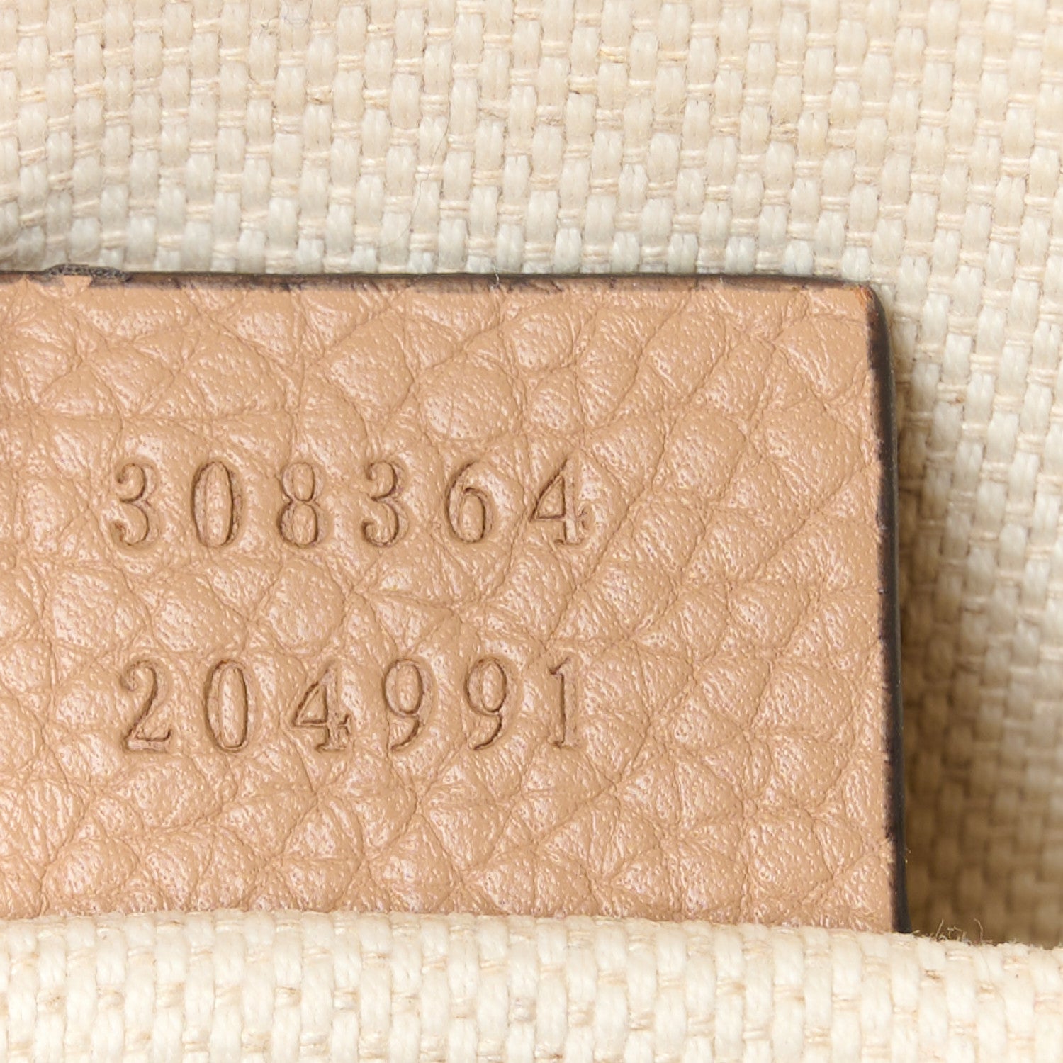 Gucci Pebbled Calfskin Small Soho Disco Bag Camelia 7 of 12