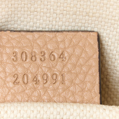 Gucci Pebbled Calfskin Small Soho Disco Bag Camelia 7 of 12