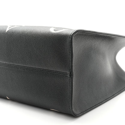 Louis Vuitton Empreinte Monogram Giant Onthego MM Black Beige 9 of 9