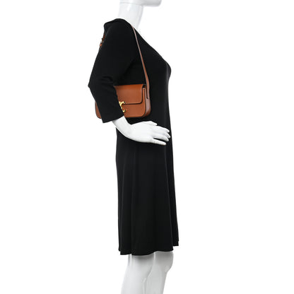 Celine Natural Calfskin Triomphe Shoulder Bag Tan 2 of 13