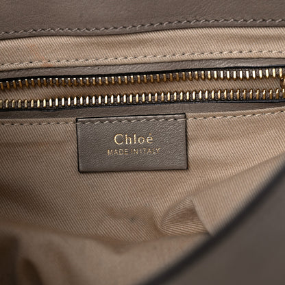 Chloe Suede Calfskin Small Faye Backpack Motty Grey 6 of 14