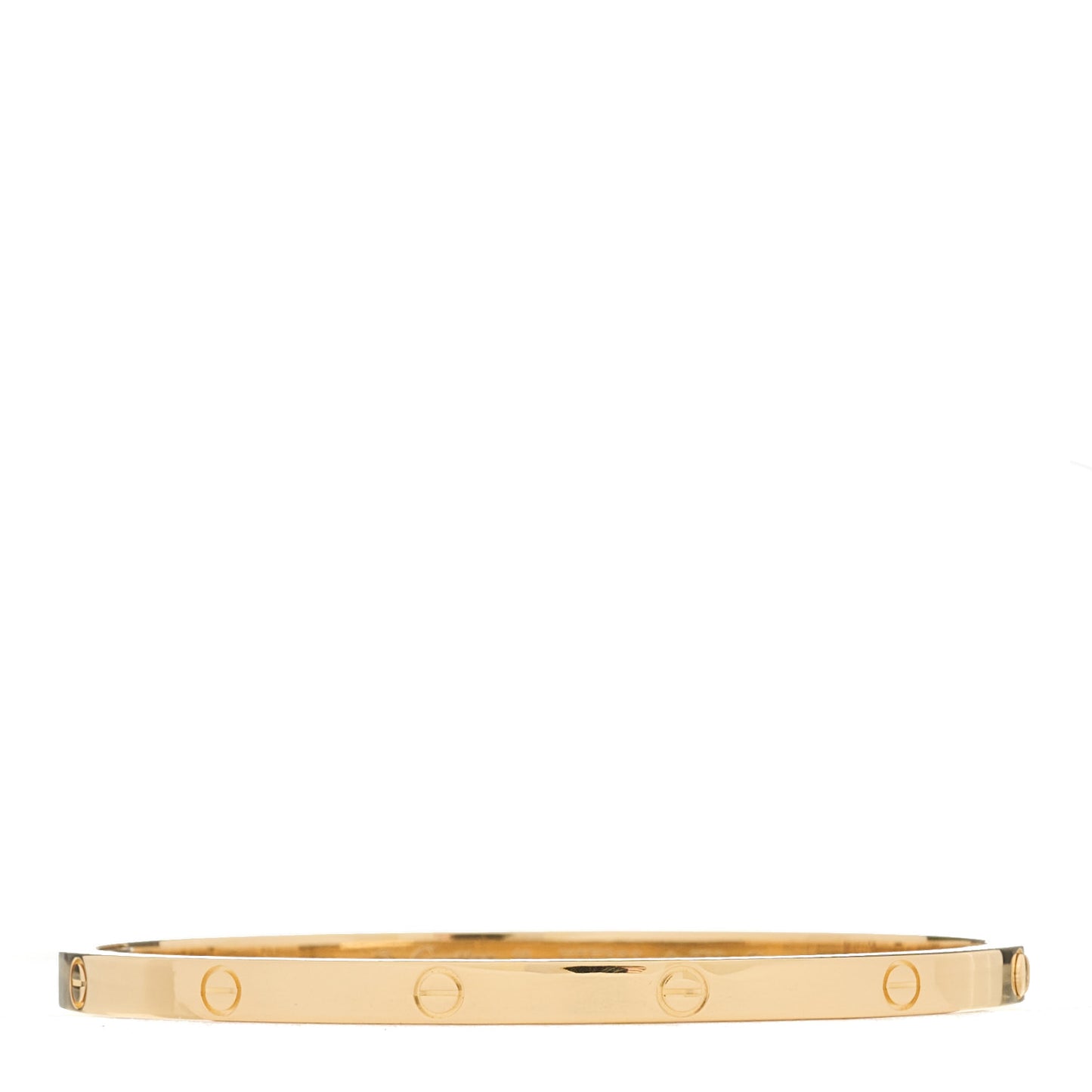 18K Yellow Gold Small LOVE Bracelet 16