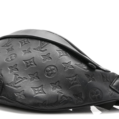 Louis Vuitton Calfskin Monogram Shadow Discovery Bumbag Black 8 of 9
