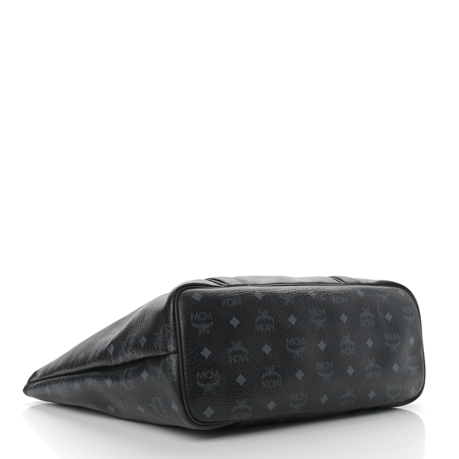 MCM Visetos Shopping Tote Black 4 of 16