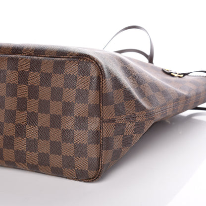 Louis Vuitton Damier Ebene Neo Neverfull MM Rose Ballerine 7 of 29