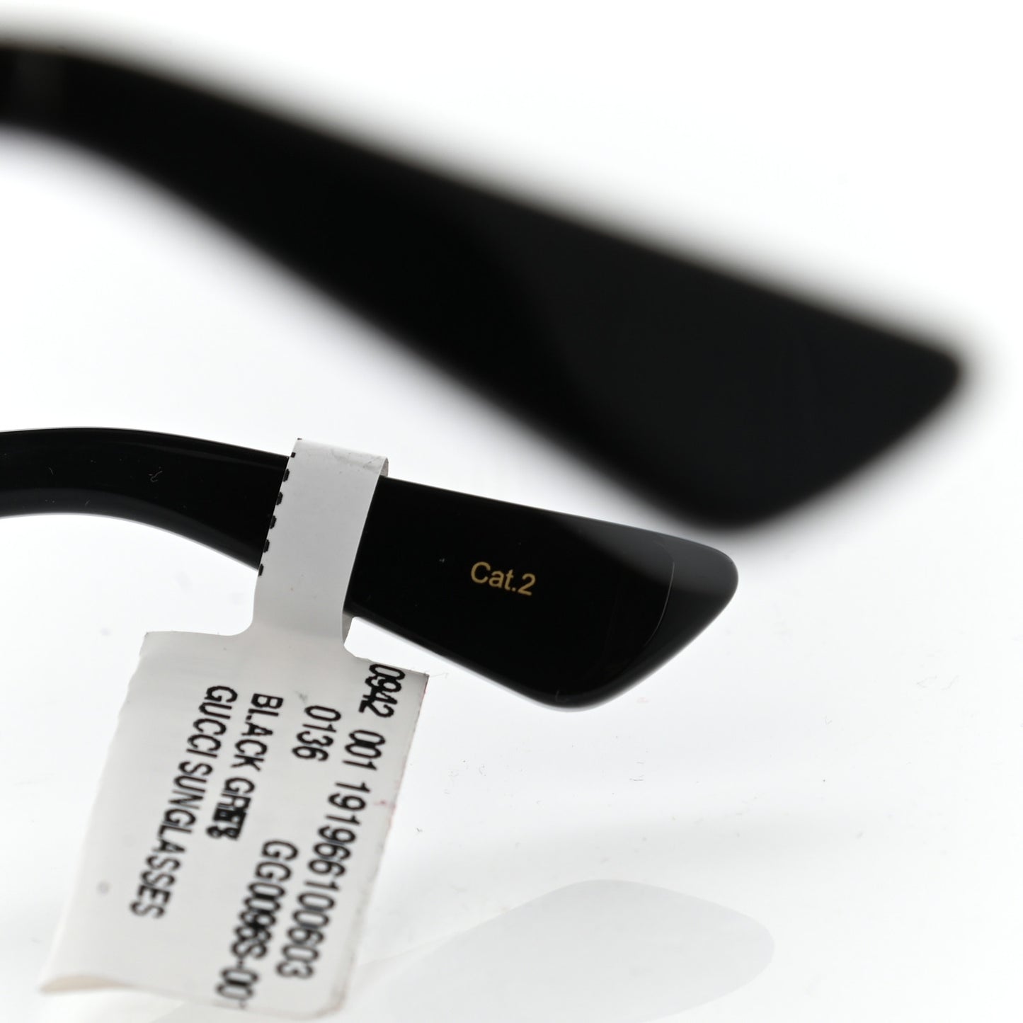 Acetate Square Frame GG0096S Sunglasses Black
