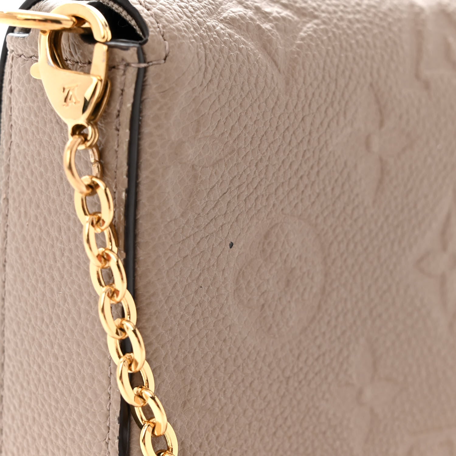 Louis Vuitton Empreinte Pochette Felicie Chain Wallet Tourterelle 11 of 11