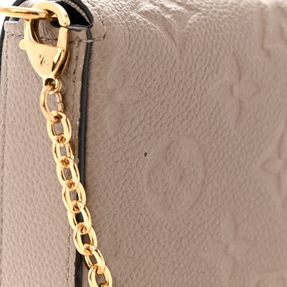 Louis Vuitton Empreinte Pochette Felicie Chain Wallet Tourterelle 11 of 11