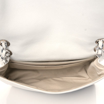 Chanel Caviar Large Timeless CC Flap White 5 of 13