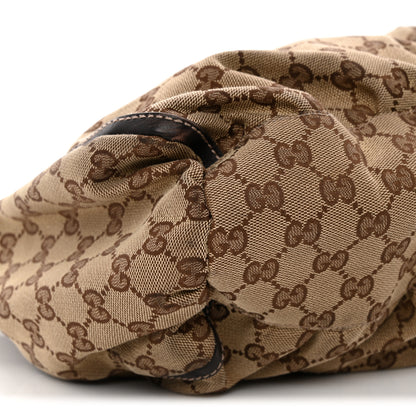 Gucci Monogram Large Abbey Hobo Brown 9 of 13