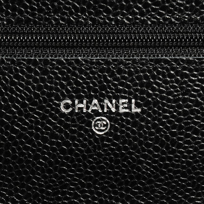 Chanel Caviar Quilted Wallet On Chain WOC Black 7 of 8