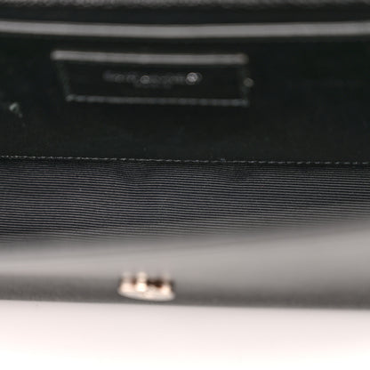 Saint Laurent Grain De Poudre Small Monogram Kate Satchel Black 11 of 13