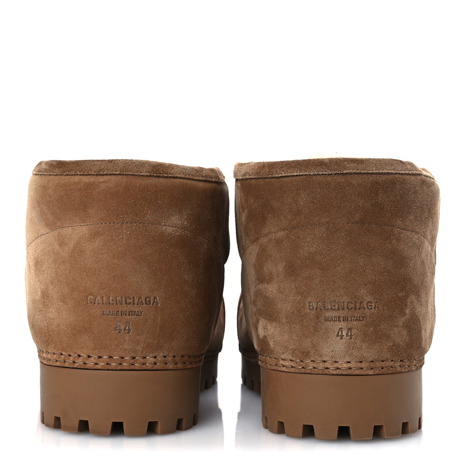 Balenciaga Suede Mens Alaska Boots 44 Brown 6 of 9