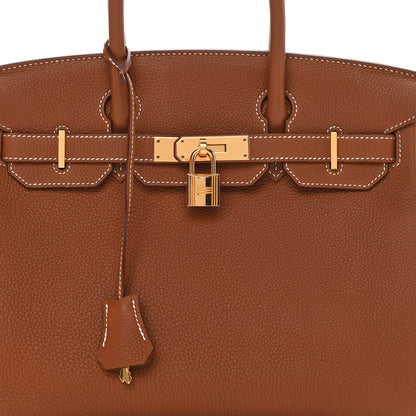 Hermes Togo Birkin 30 Gold 8 of 15