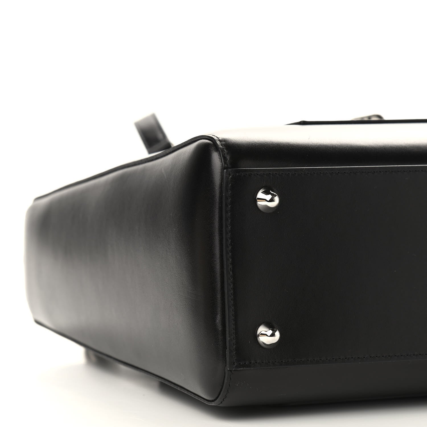 Christian Dior Box Calfskin Lady Dior Pouch Tote Black 10 of 11