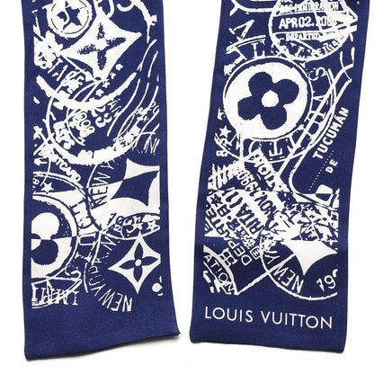 Louis Vuitton Silk Boarding Bandeau Denim 3 of 4