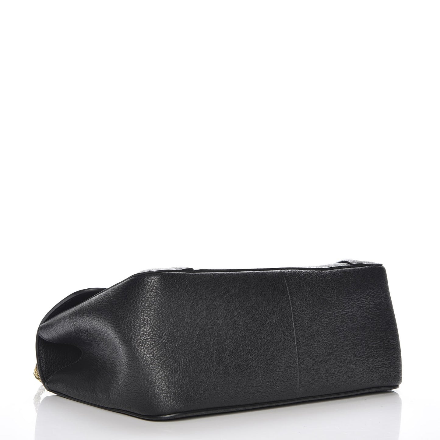 Calfskin Medium Elsie Shoulder Bag Black