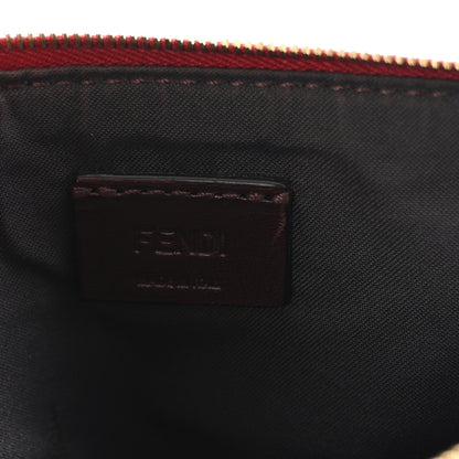 Fendi Calfskin Snakeskin F is Fendi Triplette Pouch Set Red Multicolor 7 of 10