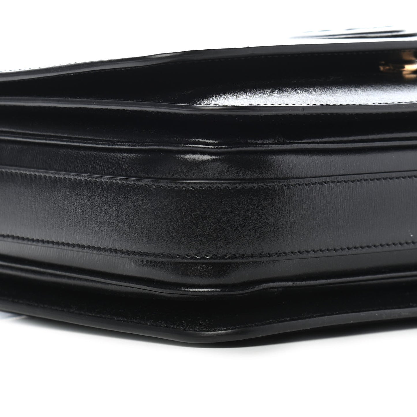 Calfskin Medium Le 61 Shoulder Bag Black