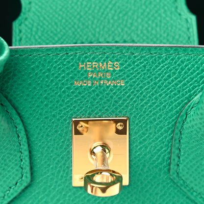 Hermes Epsom Birkin Sellier 25 Vert Jade 6 of 11