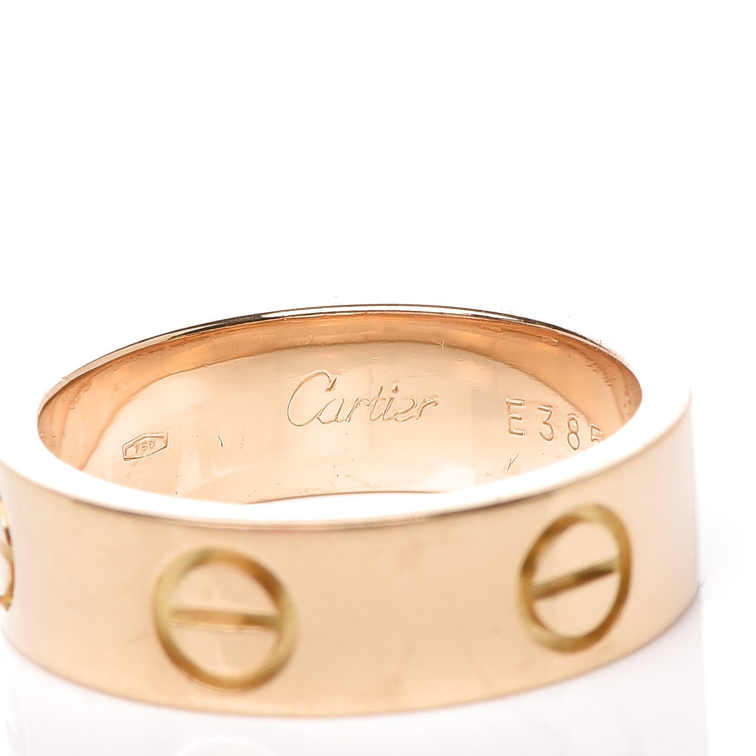 Cartier 18K Yellow Gold 5.5mm LOVE Ring 51 5.75 5 of 5