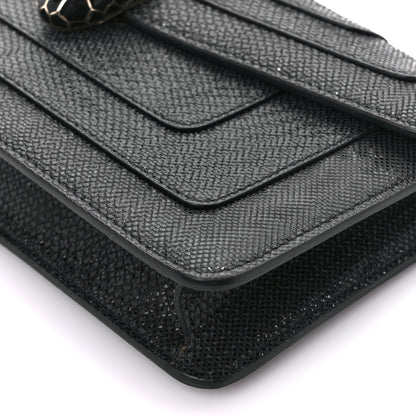 Bulgari Metallic Karung Serpenti Forever Shoulder Bag Black 12 of 12