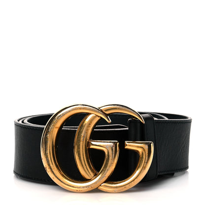 Gucci Calfskin Double G 40mm Belt 90 36 Black 1 of 8